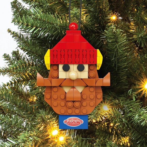 BRICKCRAFT Rudolph the Red-Nosed Reindeer Building Block Kit Christmas Ornaments - Picture 9 of 11